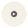 Medina Ivory | Thibaut Wallcoverings Circular Swatch | Thibaut