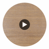 Akoya Pearl Grey Brown Pearl | Thibaut Wallcoverings Circular Swatch | Thibaut Wallpaper