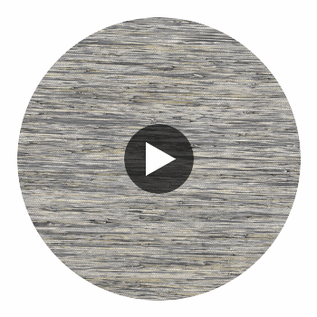 Andros Metallic Silver on Charcoal | Thibaut Wallcoverings Circular Swatch | Thibaut Wallpaper