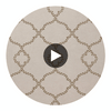 Gibraltar Linen | Thibaut Wallcoverings Circular Swatch | Thibaut