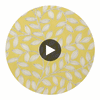 Havendale Gold | Thibaut Wallcoverings Circular Swatch | Thibaut