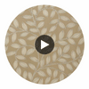 Havendale Linen | Thibaut Wallcoverings Circular Swatch | Thibaut