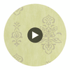 St. Barts Green | Thibaut Wallcoverings Circular Swatch | Thibaut