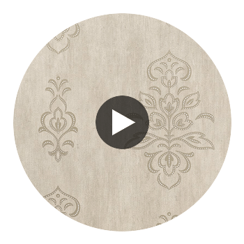 St. Barts Grey | Thibaut Wallcoverings Circular Swatch | Thibaut