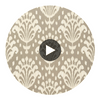 Gibraltar Light Grey | Thibaut Wallcoverings Circular Swatch | Thibaut