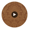 Medici Brown | Thibaut Wallcoverings Circular Swatch | Thibaut
