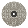 Medici Silver | Thibaut Wallcoverings Circular Swatch | Thibaut