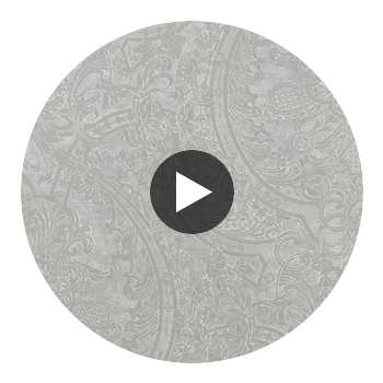Medici Metallic Silver | Thibaut Wallcoverings Circular Swatch | Thibaut