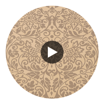 Medici Taupe | Thibaut Wallcoverings Circular Swatch | Thibaut