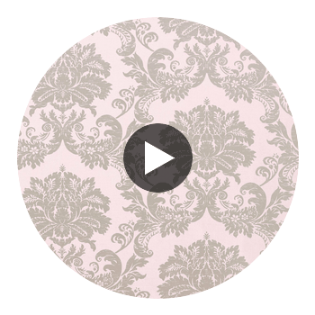 Damask Resource 3 Lilac | Thibaut Wallcoverings Circular Swatch | Thibaut
