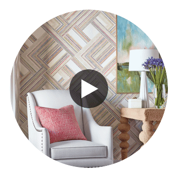 Damask Resource 3 Aqua | Thibaut Wallcoverings Circular Swatch | Thibaut