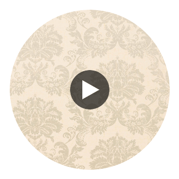 Damask Resource 3 Metallic Pearl on White | Thibaut Wallcoverings Circular Swatch | Thibaut
