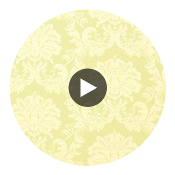 Damask Resource 3 Green | Thibaut Wallcoverings Circular Swatch | Thibaut