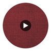 Bankun Raffia Cranberry | Thibaut Wallcoverings Circular Swatch | Thibaut