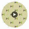 Palace Gate Beige | Thibaut Wallcoverings Circular Swatch | Thibaut