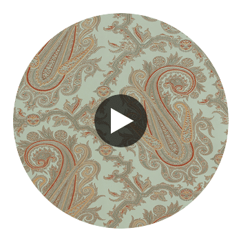Klein Trellis Green Tea | Thibaut Wallcoverings Circular Swatch | Thibaut