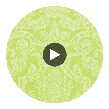 Seraphina Citrus | Thibaut Wallcoverings Circular Swatch | Thibaut