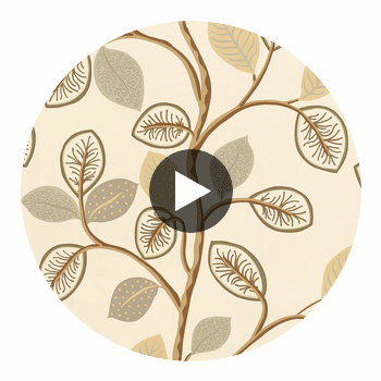Zane Beige | Thibaut Wallcoverings Circular Swatch | Thibaut