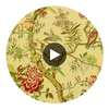 Klein Trellis Tobacco | Thibaut Wallcoverings Circular Swatch | Thibaut