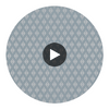 Spotted Orchid Metallic on Blue | Thibaut Wallcoverings Circular Swatch | Thibaut