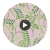 Augusta Lavender | Thibaut Wallcoverings Circular Swatch | Thibaut