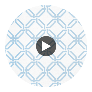Miramar Way Light Blue | Thibaut Wallcoverings Circular Swatch | Thibaut