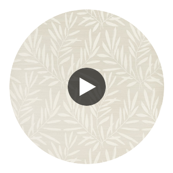 Summer Leaves Beige | Thibaut Wallcoverings Circular Swatch | Thibaut