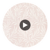 Summer Leaves Blush | Thibaut Wallcoverings Circular Swatch | Thibaut