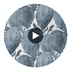 Under the Sea Navy | Thibaut Wallcoverings Circular Swatch | Thibaut