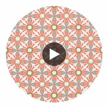 Kona Coral | Thibaut Wallcoverings Circular Swatch | Thibaut