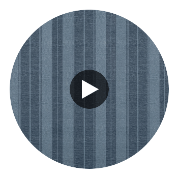 Frisco Stripe Navy | Thibaut Wallcoverings Circular Swatch | Thibaut