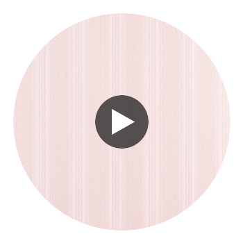 Scarlet Stripe Blush | Thibaut Wallcoverings Circular Swatch | Thibaut