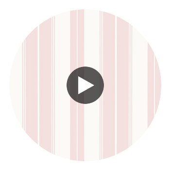 Norfolk Stripe Pink | Thibaut Wallcoverings Circular Swatch | Thibaut