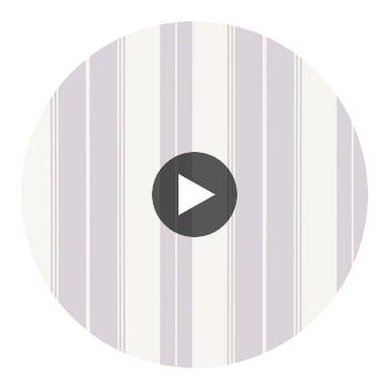 Norfolk Stripe Lilac | Thibaut Wallcoverings Circular Swatch | Thibaut