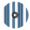 Norfolk Stripe Navy | Thibaut Wallcoverings Circular Swatch | Thibaut