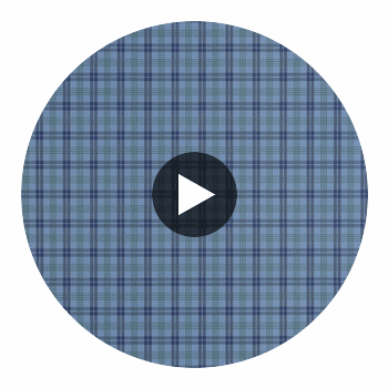 Huntley Plaid Navy | Thibaut Wallcoverings Circular Swatch | Thibaut