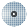 Huntley Plaid Blue | Thibaut Wallcoverings Circular Swatch | Thibaut