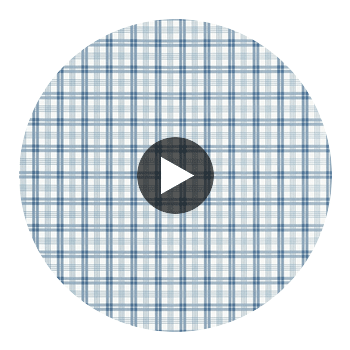 Huntley Plaid Blue | Thibaut Wallcoverings Circular Swatch | Thibaut