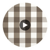 Buffalo Check Brown | Thibaut Wallcoverings Circular Swatch | Thibaut