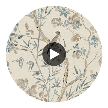 Claire Neutral | Thibaut Wallcoverings Circular Swatch | Thibaut