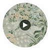 Meadow Sage | Thibaut Wallcoverings Circular Swatch | Thibaut