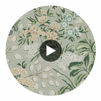 Meadow Sage | Thibaut Wallcoverings Circular Swatch | Thibaut