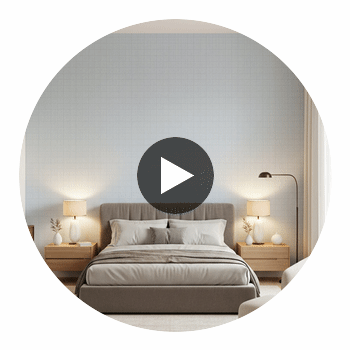Lindsey Small Scale Blue | Thibaut Wallcoverings Circular Swatch | Thibaut
