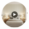 Ensbury Fern Green Wallpaper | Thibaut Circular Swatch | Thibaut