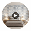 Cielo Clouds Blue Wallpaper | Thibaut Circular Swatch | Thibaut