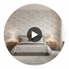 Cielo Clouds Slate Wallpaper | Thibaut Circular Swatch | Thibaut
