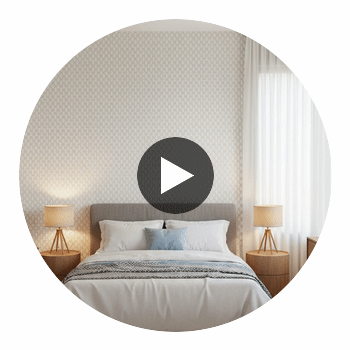 Tate Trellis Green | Thibaut Wallcoverings Circular Swatch | Thibaut