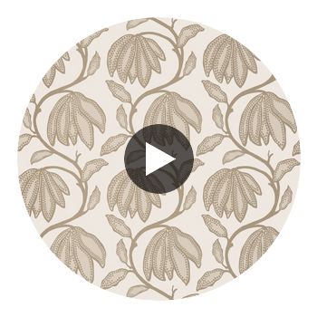 Desert Flower Birch | Thibaut Wallcoverings Circular Swatch | Thibaut