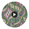 Artesian Wild Sage | Thibaut Wallcoverings Circular Swatch | Thibaut