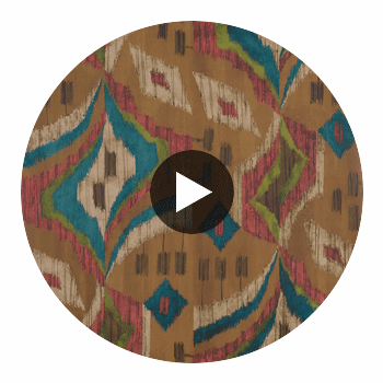 Artesian Ochre | Thibaut Wallcoverings Circular Swatch | Thibaut